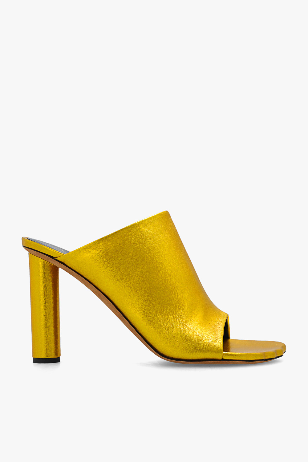 Gold Leather heeled mules Proenza Schouler Vitkac GB